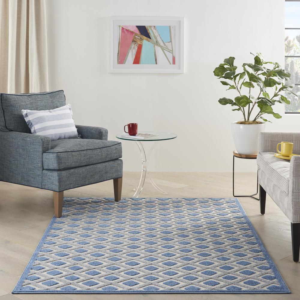 Modern Rectangle Area Rug, 6' x 9'. Picture 9