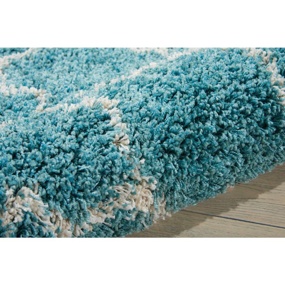 Amore Area Rug, Aqua, 7'10" x ROUND. Picture 4