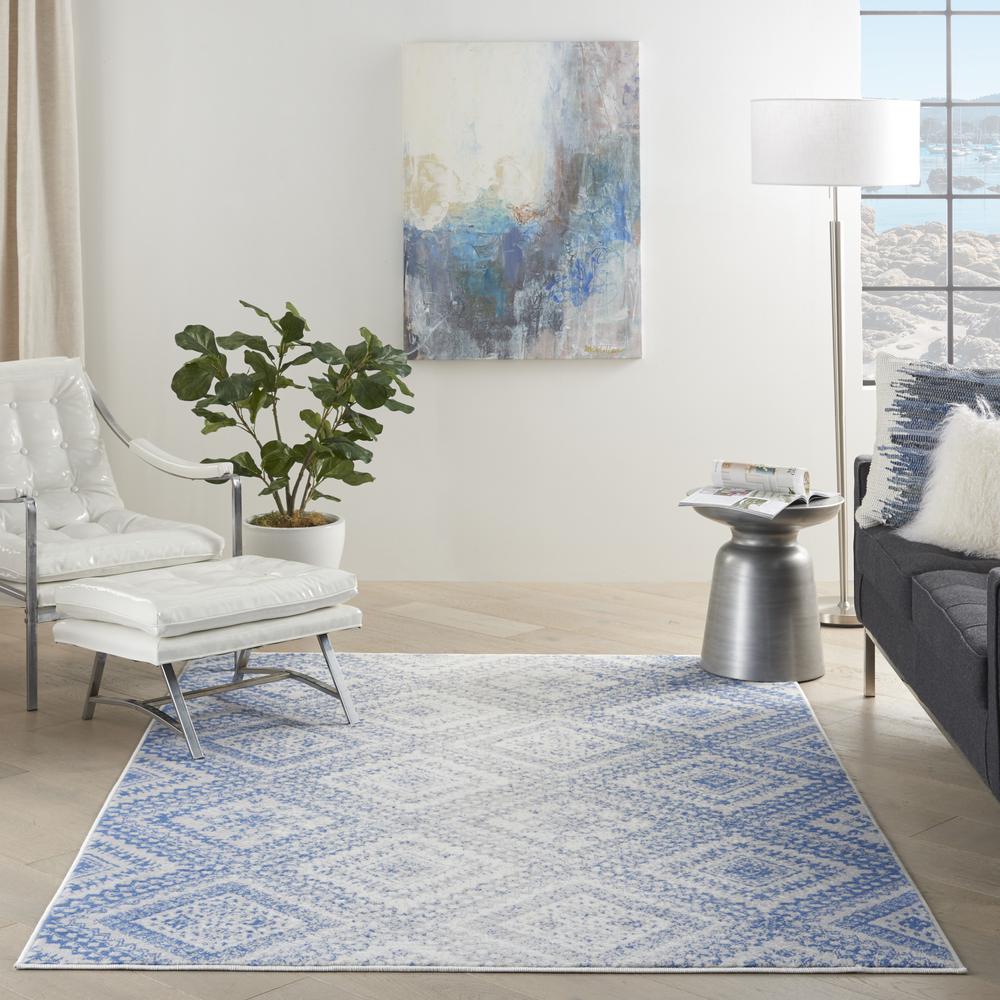 Bohemian Rectangle Area Rug, 6' x 9'. Picture 9