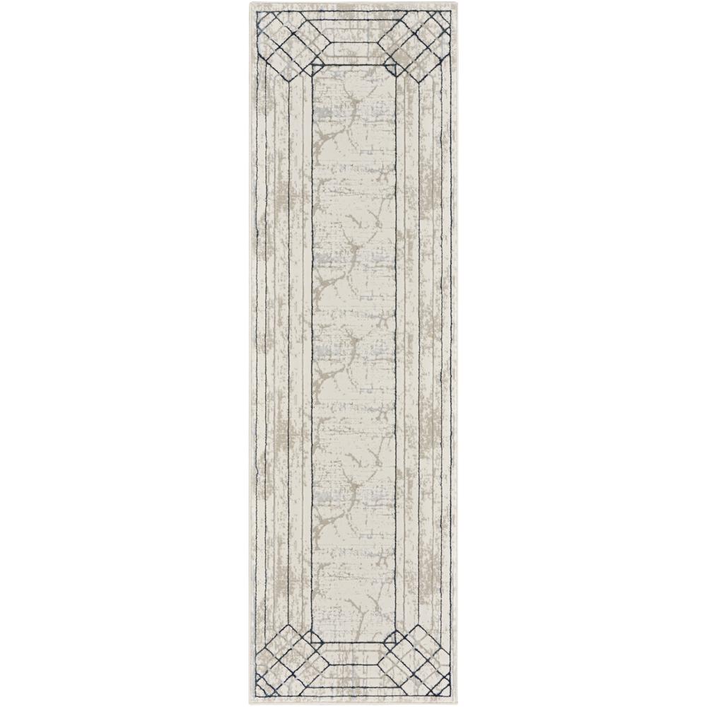 Mid-Century Modern Runner Area Rug, 8' Runner. Picture 1