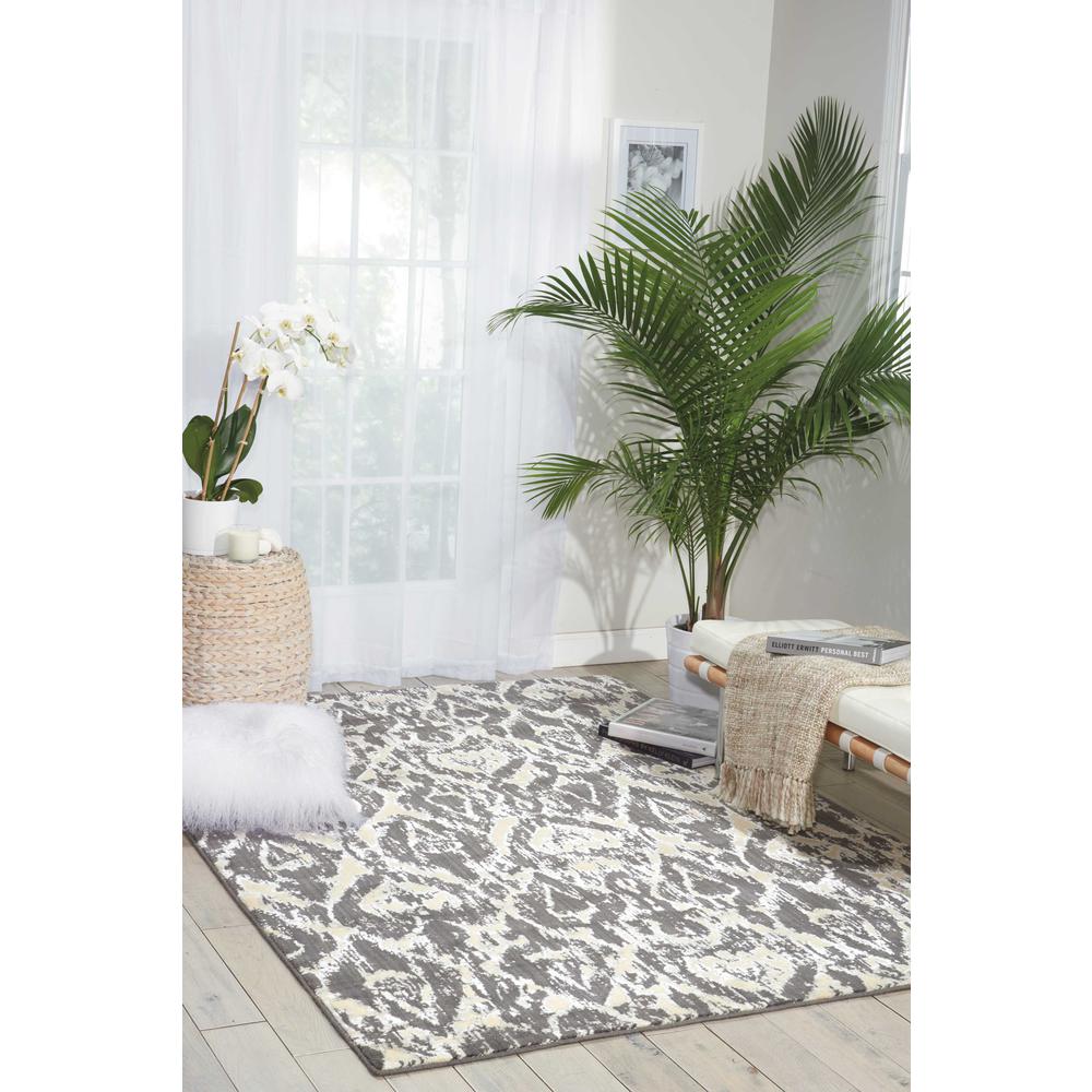 Nourison Nepal Graphite Area Rug. Picture 2