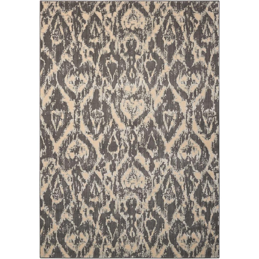 Nourison Nepal Graphite Area Rug. Picture 1