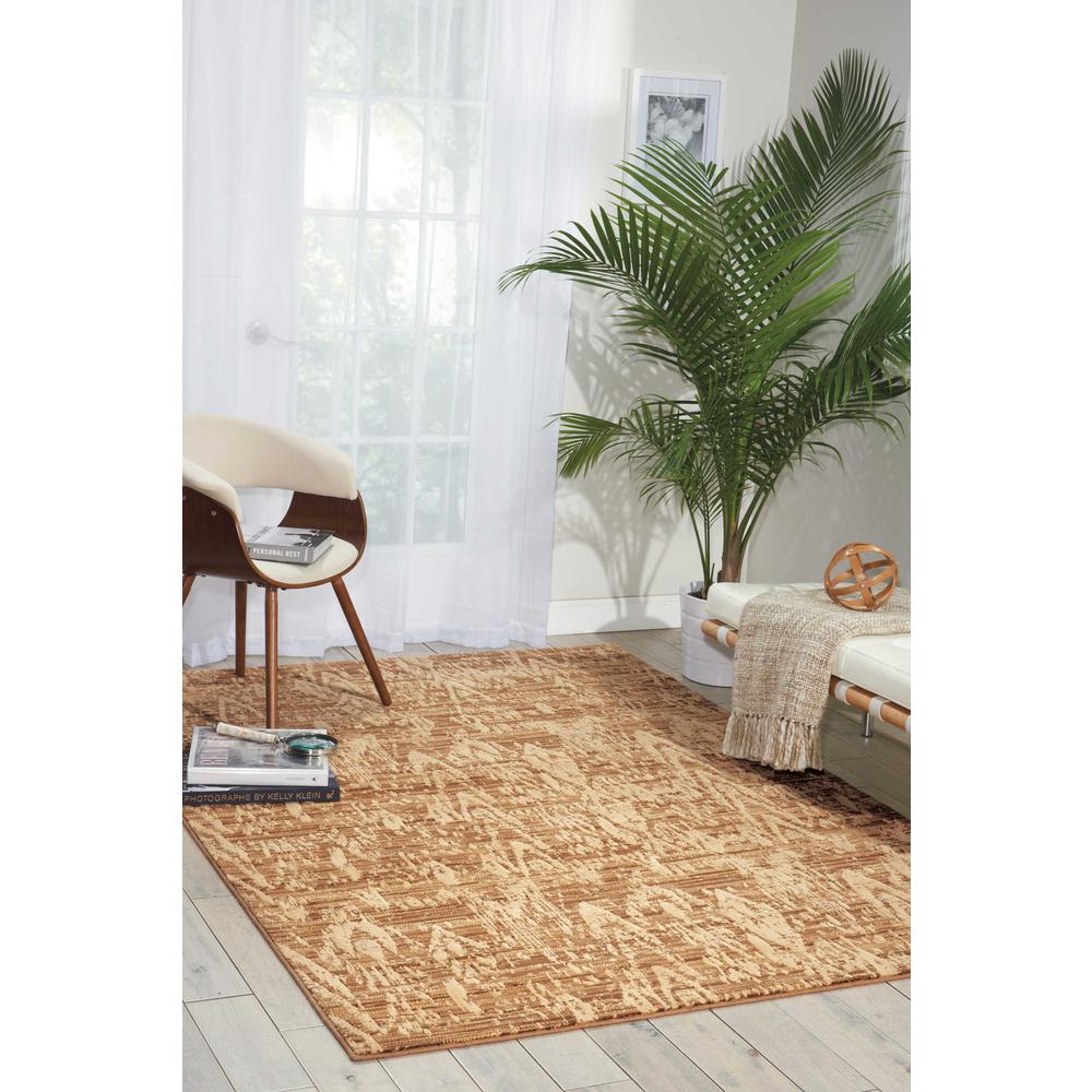 Nourison Nepal Mocha Area Rug. Picture 2
