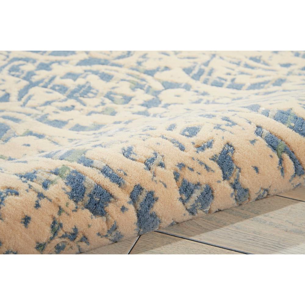 Nourison Nepal Ivory Blue Area Rug. Picture 7