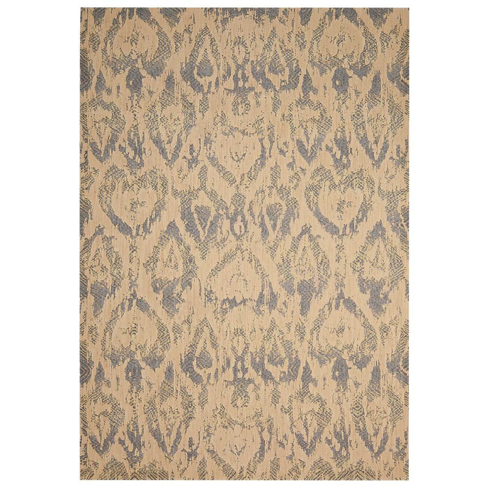 Nourison Nepal Beige/Slate Area Rug. Picture 1
