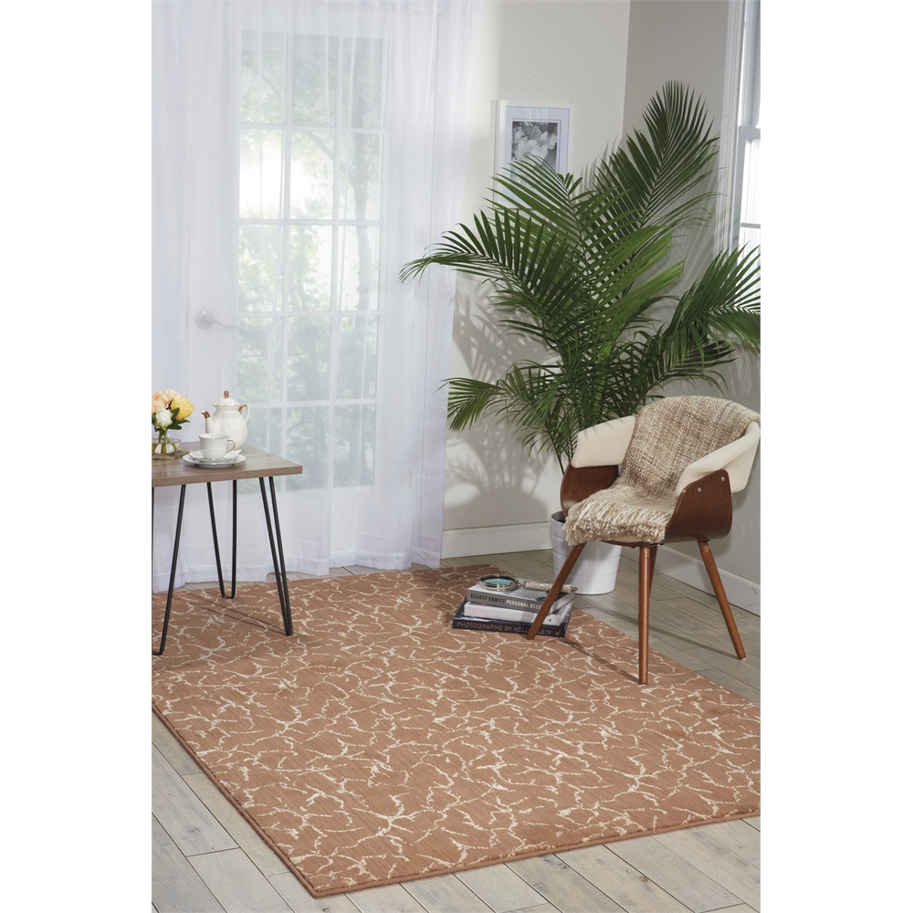 Nourison Nepal Fawn Area Rug. Picture 6