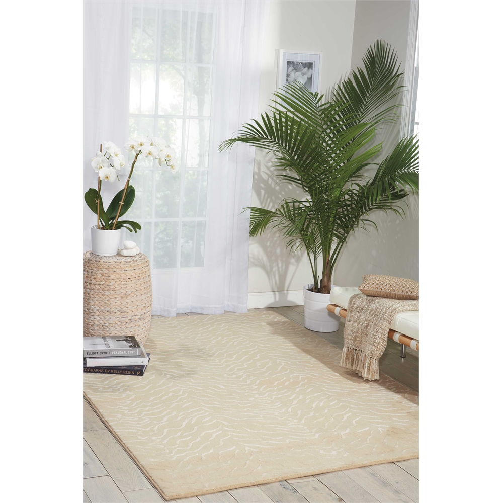 Nourison Nepal Bone Area Rug. Picture 7