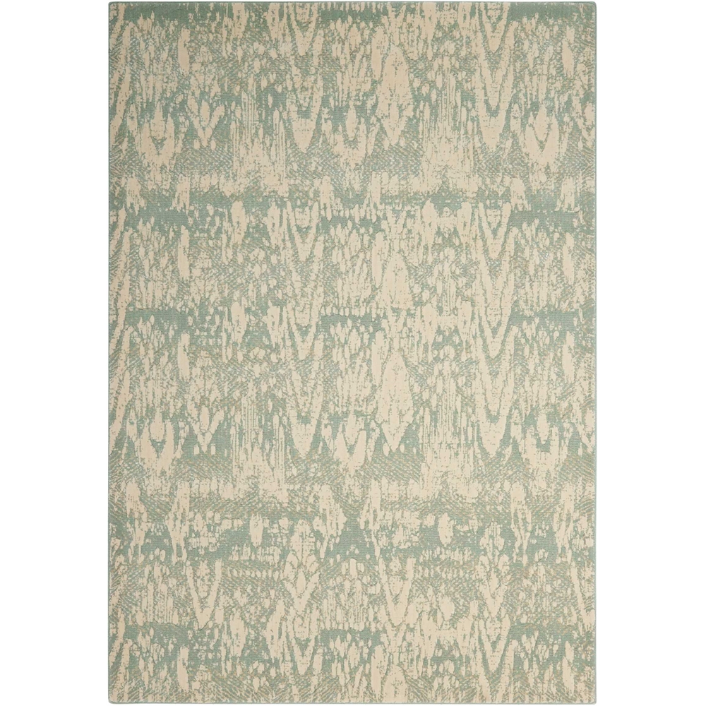Nourison Nepal Seafoam Area Rug. Picture 1