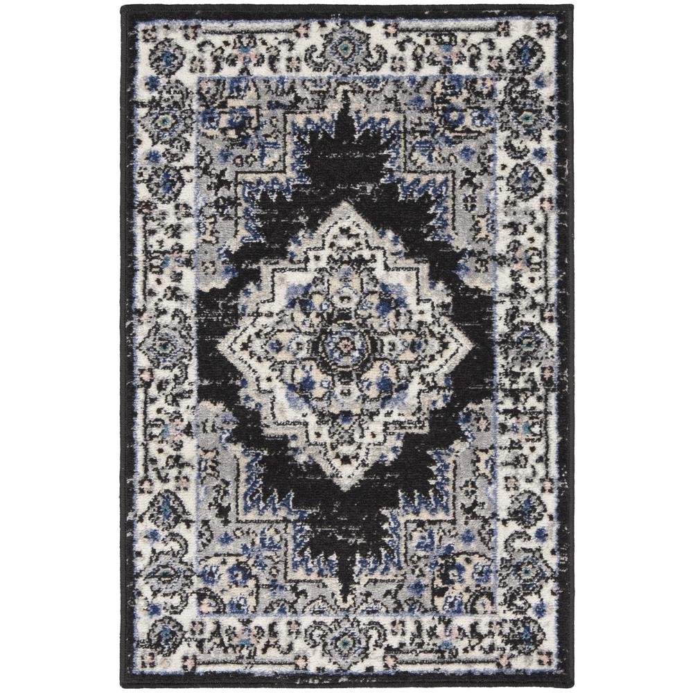 Vintage Rectangle Area Rug, 2' x 3'. Picture 1