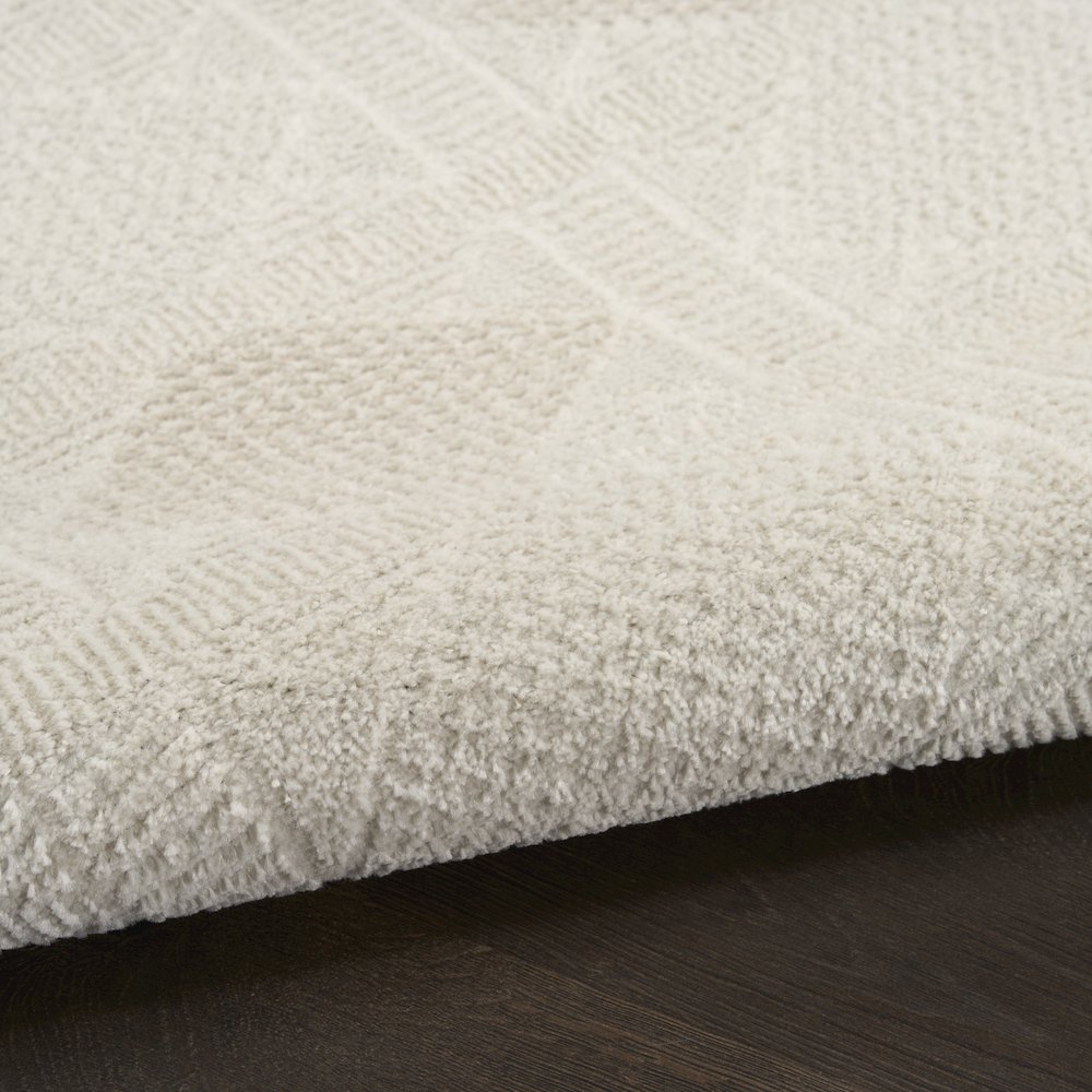 Nordic 8' x 10' Ivory Beige Modern Indoor Rug. Picture 3