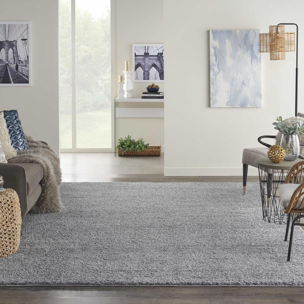 SHI01 Shangri-La Lt Grey Area Rug- 8' x 10'. Picture 2