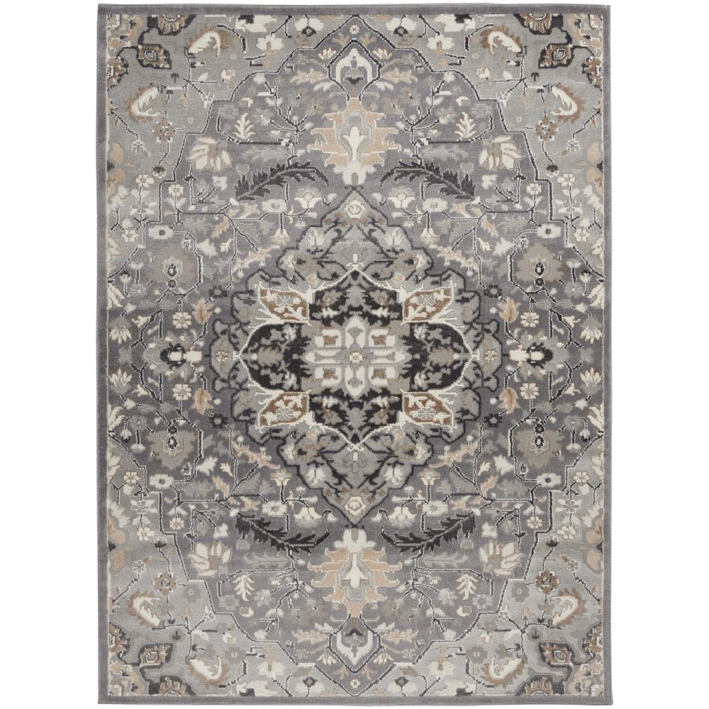 Transitional Rectangle Area Rug, 5' x 7'. Picture 1