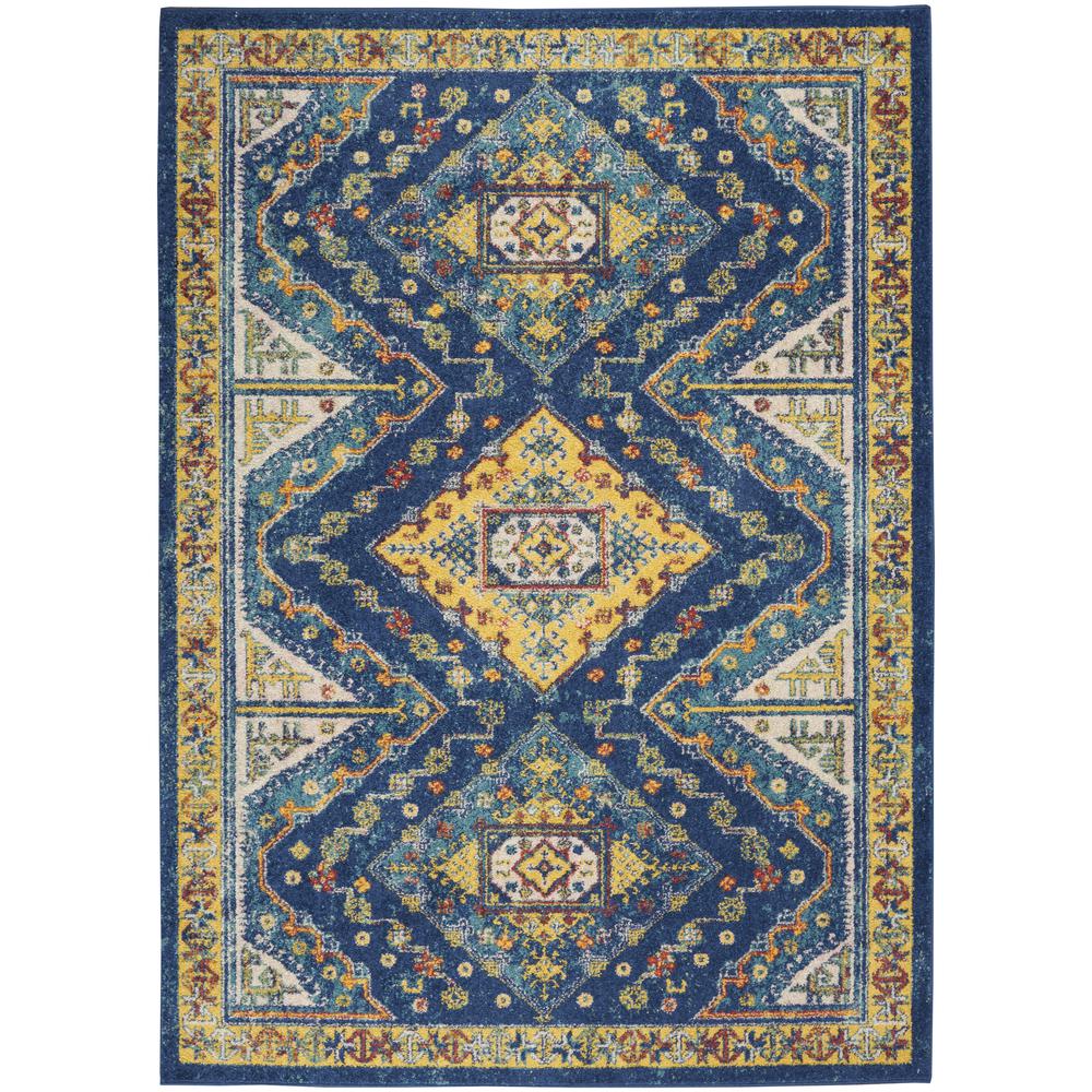 Bohemian Rectangle Area Rug, 4' x 6'. Picture 1