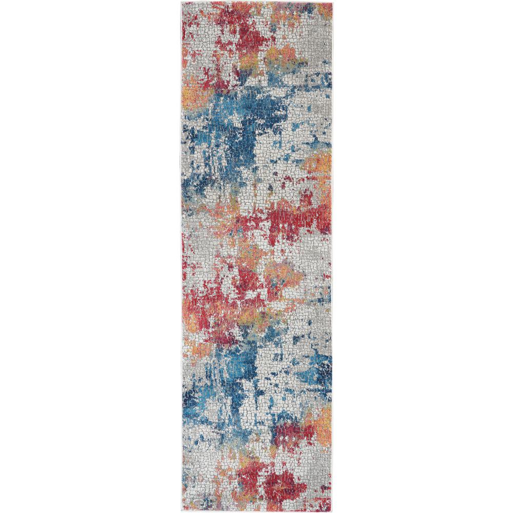 Modern Runner Area Rug, 6' Runner. Picture 1