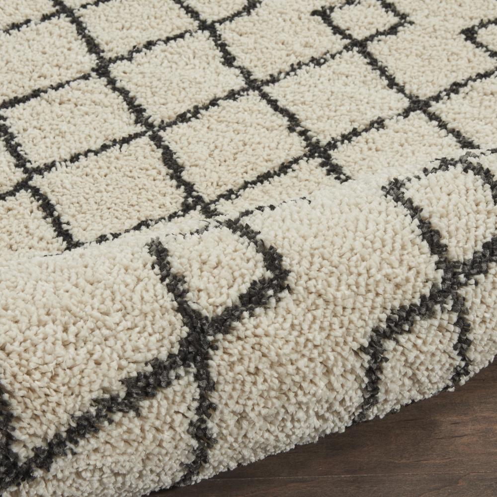 Nourison Home Geometric Shag Area Rug. Picture 7