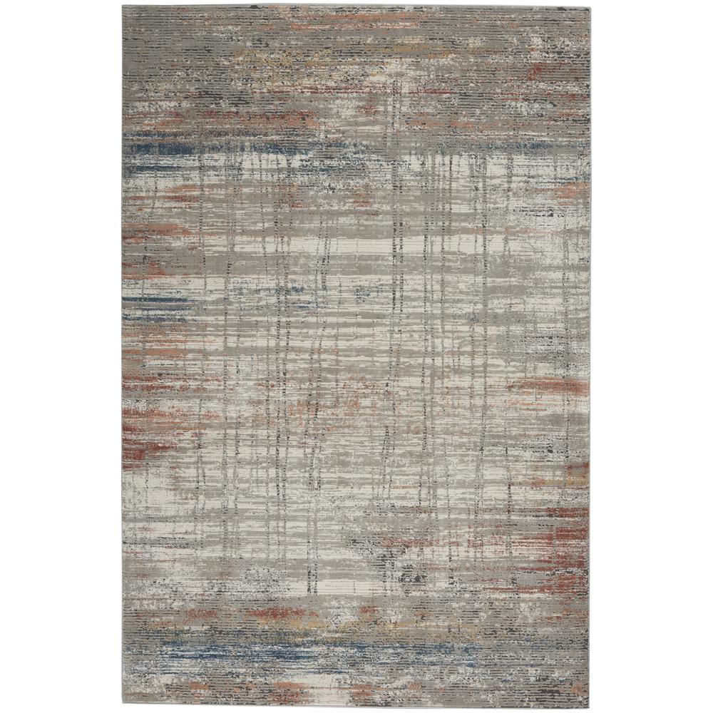 Modern Rectangle Area Rug, 4' x 6'. Picture 1