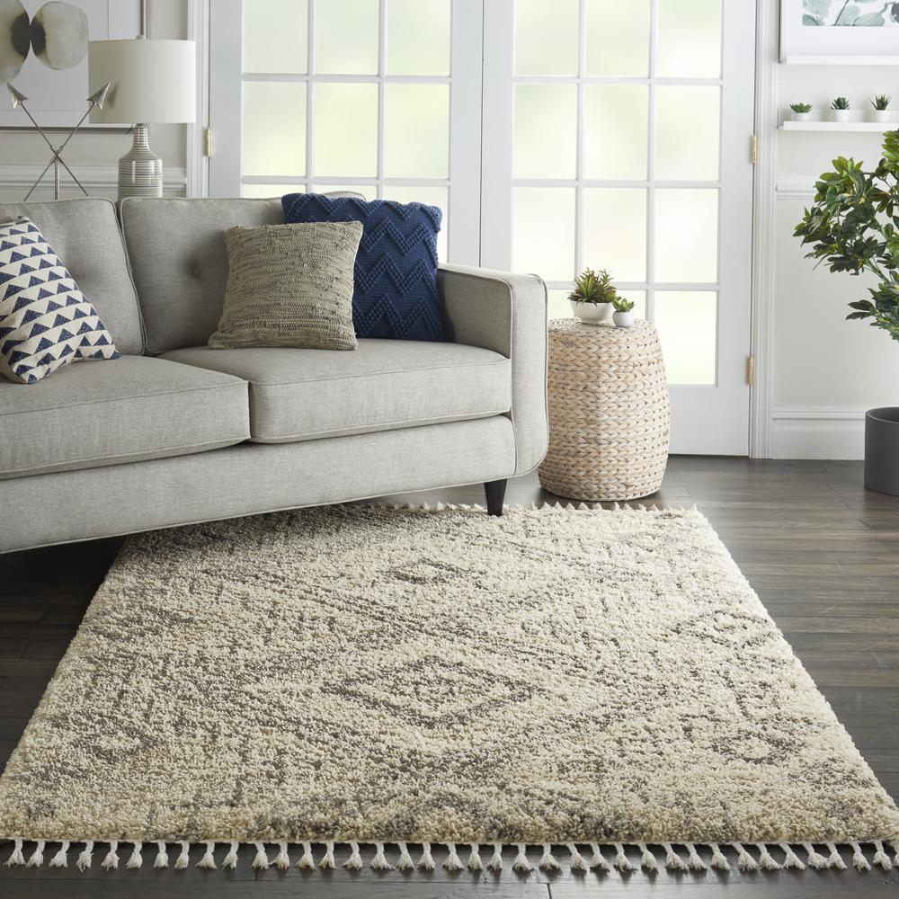 Nourison Home Scandinavian Shag Area Rug. Picture 2