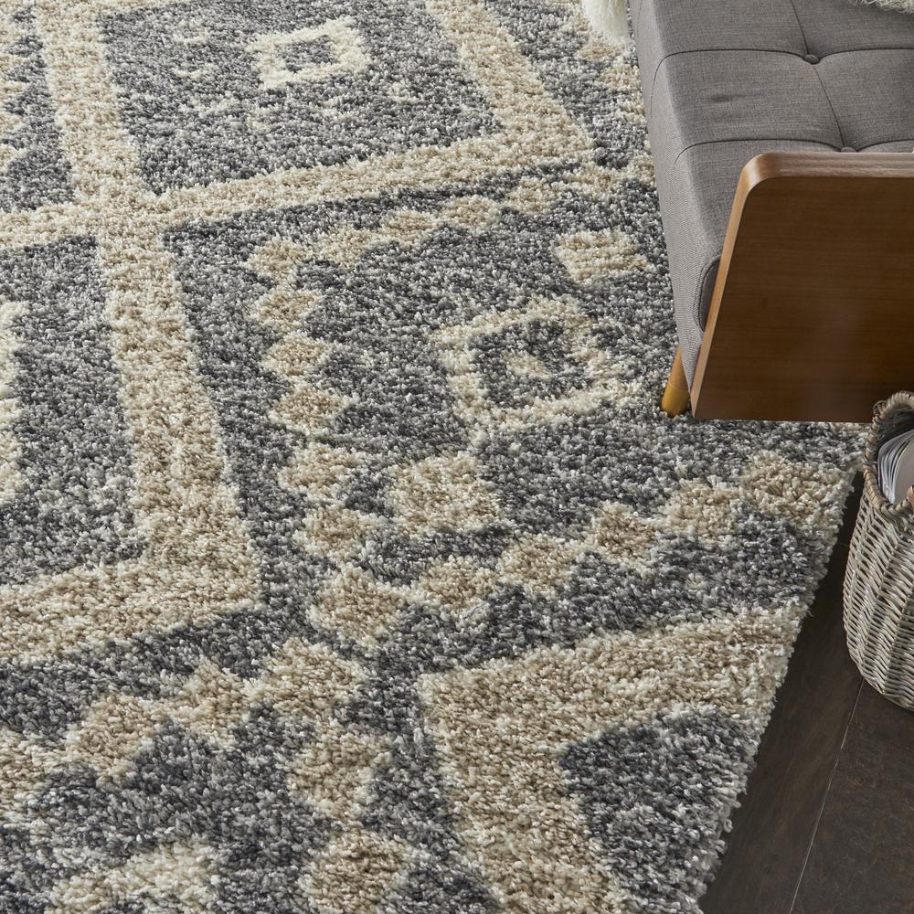 Nourison Home Scandinavian Shag Area Rug. Picture 9