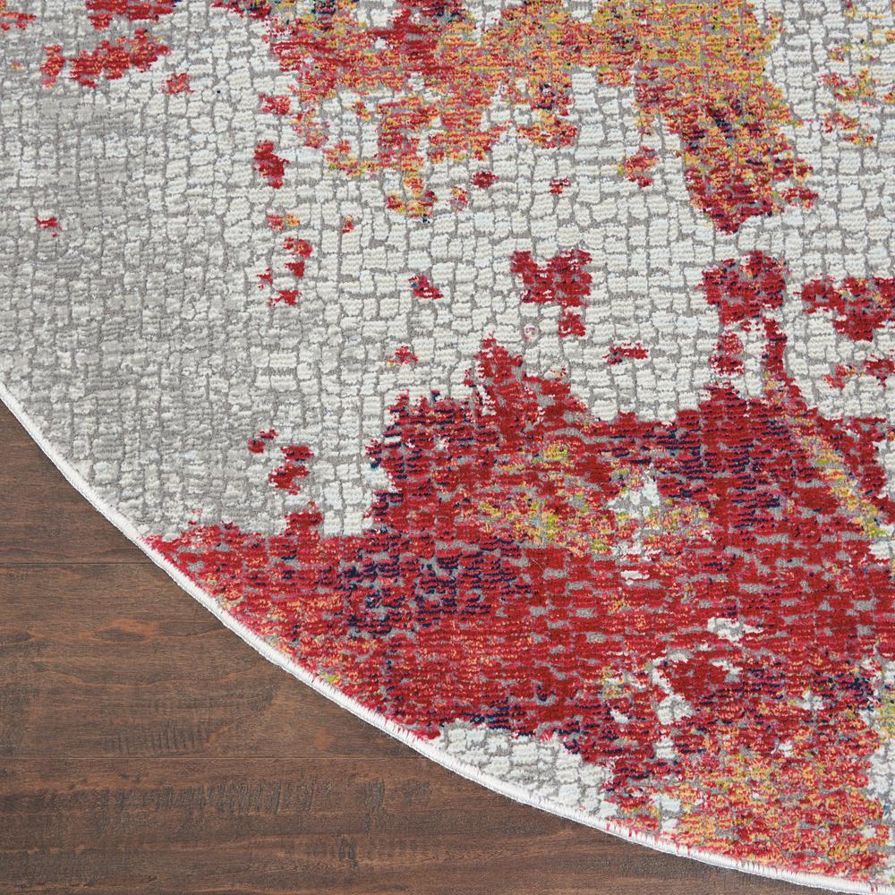 Modern Round Area Rug, 6' x Round. Picture 4