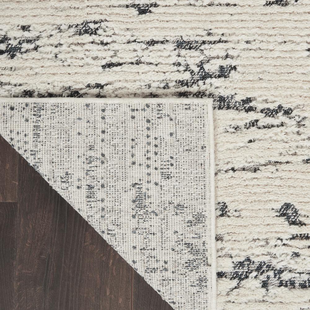 Nourison Textured Contemporary Area Rug, 8'10" x 11'10", Ivory Blue. Picture 3