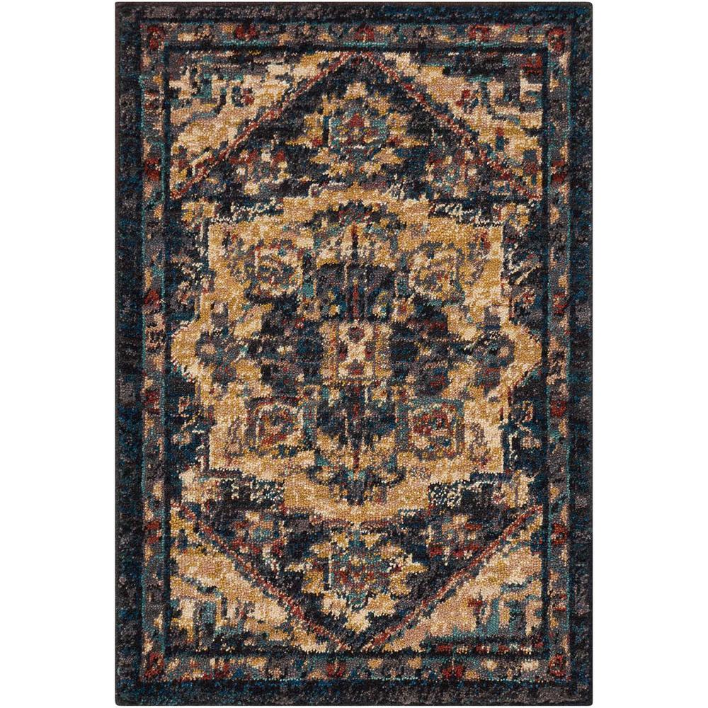 Nourison 2020 Area Rug, Midnight, 2'6" x 4'2". Picture 1