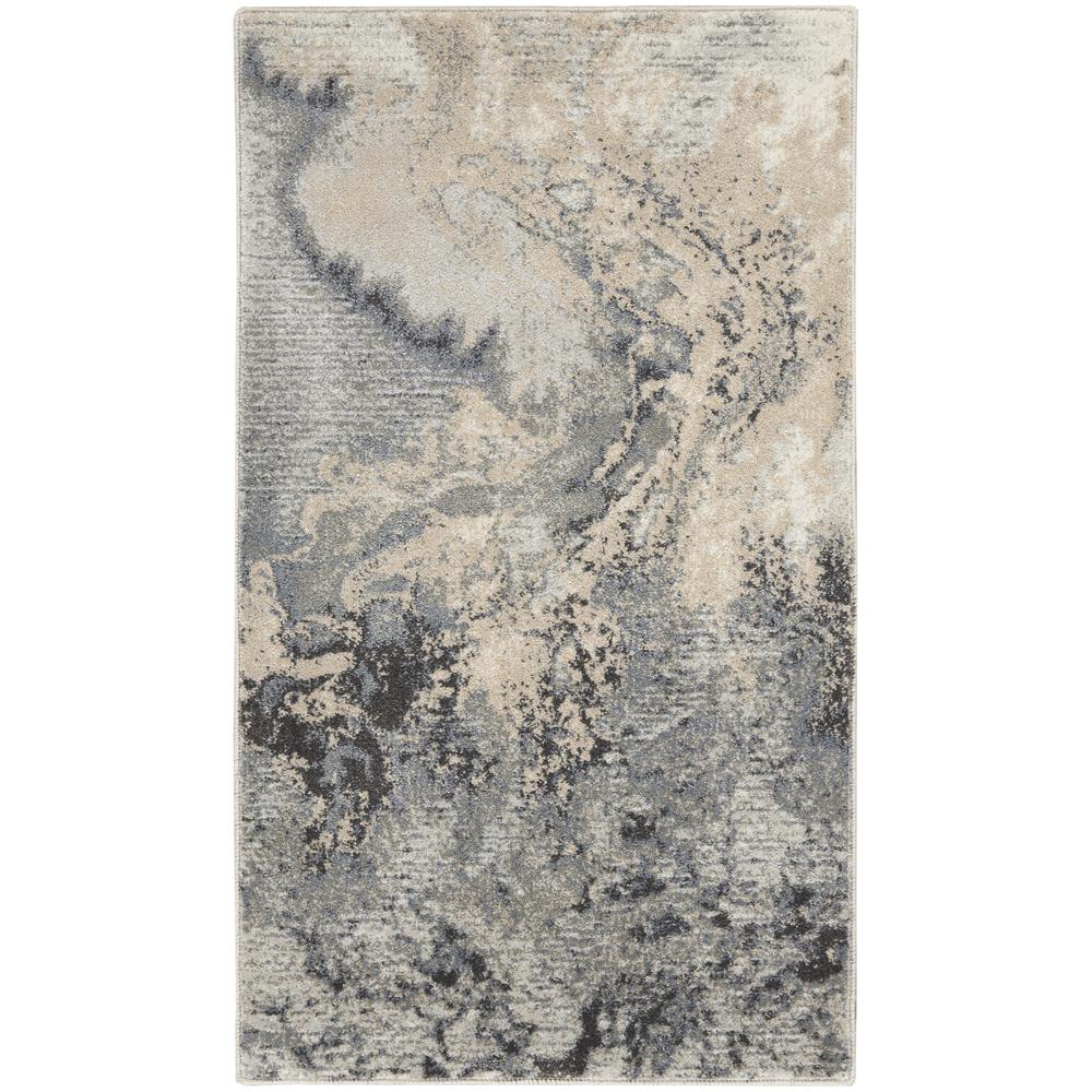 Modern Rectangle Area Rug, 4' x 6'. Picture 1