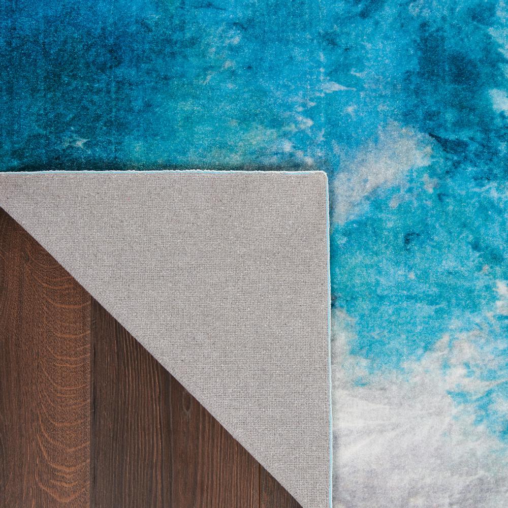 Nourison Le Reve Area Rug, Seafoam, 7'9" x 9'9", LER02. Picture 3