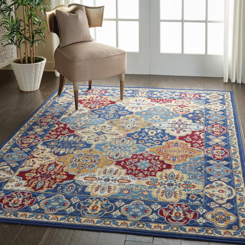 Bohemian Rectangle Area Rug, 6' x 9'. Picture 10
