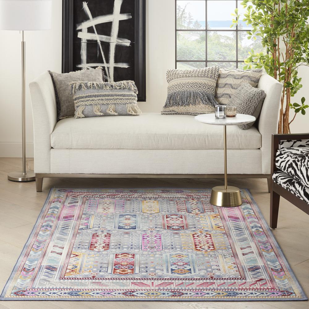 Bohemian Rectangle Area Rug, 5' x 8'. Picture 10