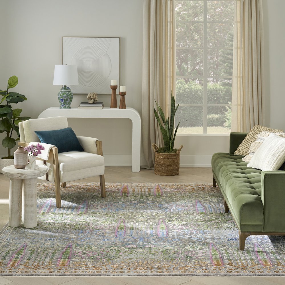 Nourison Home Vintage Harmony Area Rug. Picture 9