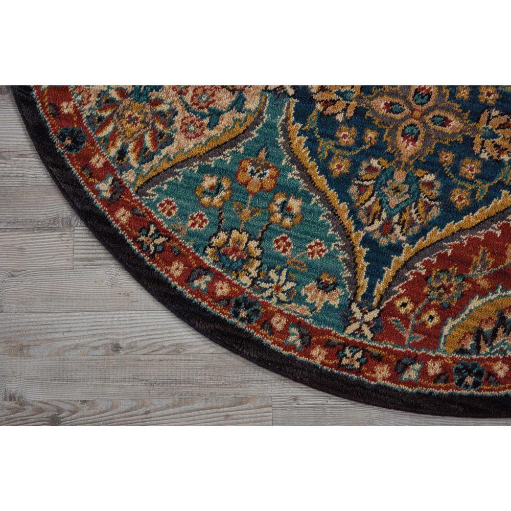 Nourison 2020 Area Rug, Multicolor, 5' x ROUND. Picture 3
