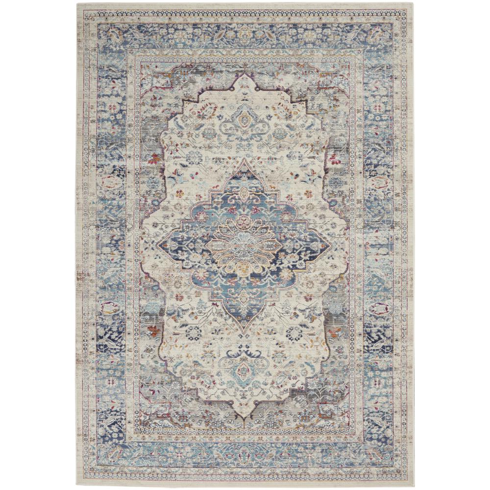 Vintage Rectangle Area Rug, 5' x 8'. Picture 1