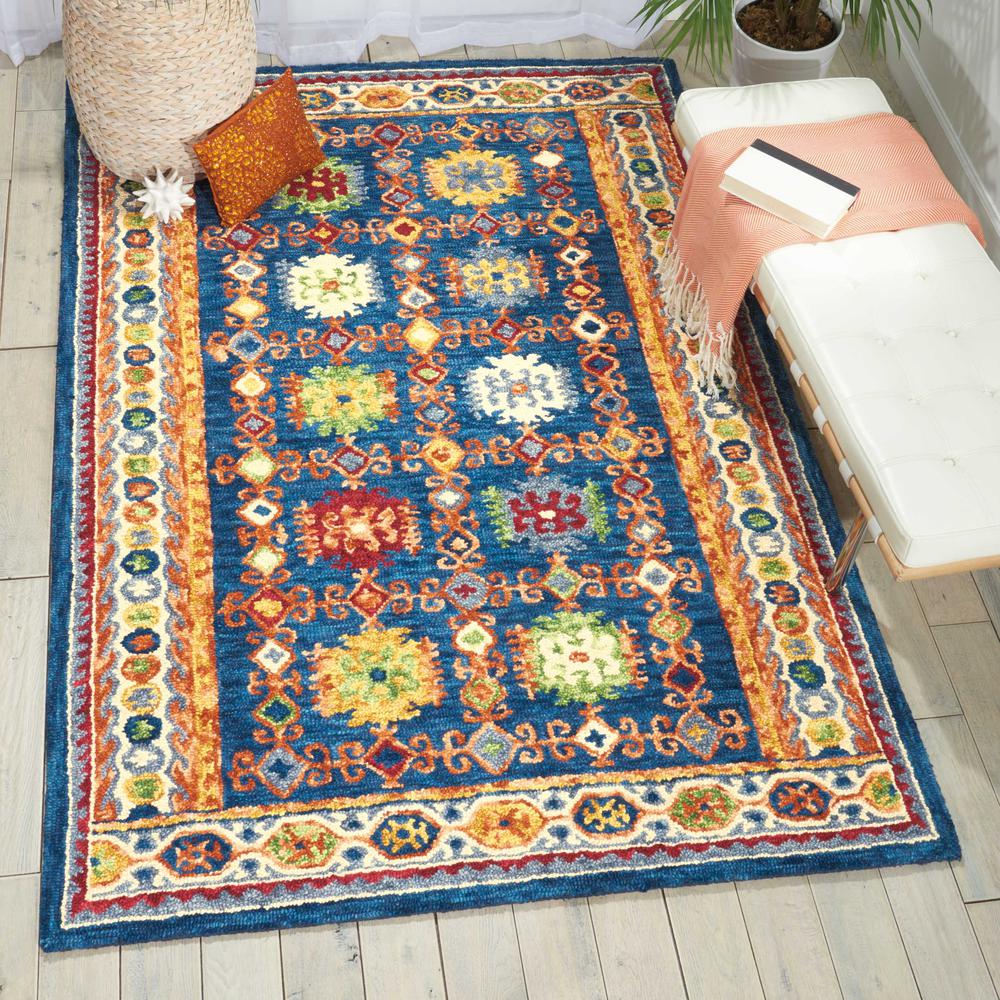 Bohemian Rectangle Area Rug, 5' x 8'. Picture 2