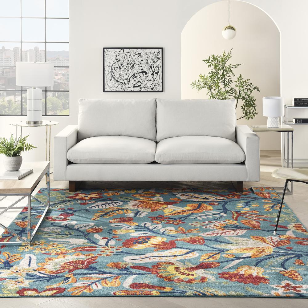 Bohemian Rectangle Area Rug, 8' x 10'. Picture 9