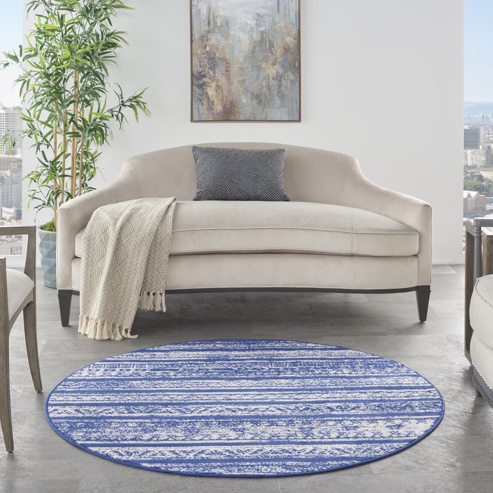 Nourison Whimsicle Area Rug, 5' Round (99446835055). Picture 9