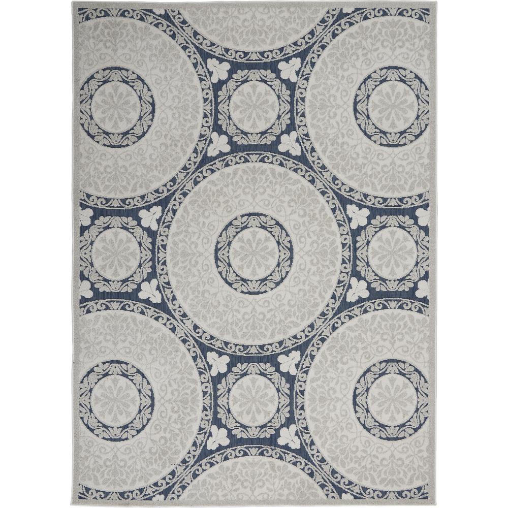 CLA03 Calobra Blue Area Rug- 4' x 6'. Picture 1