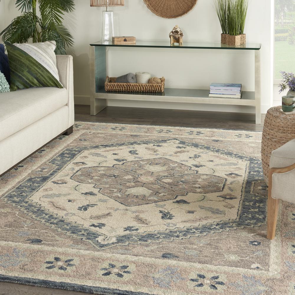 BAH03 Bahari Grey Area Rug- 8' x 10'. Picture 2