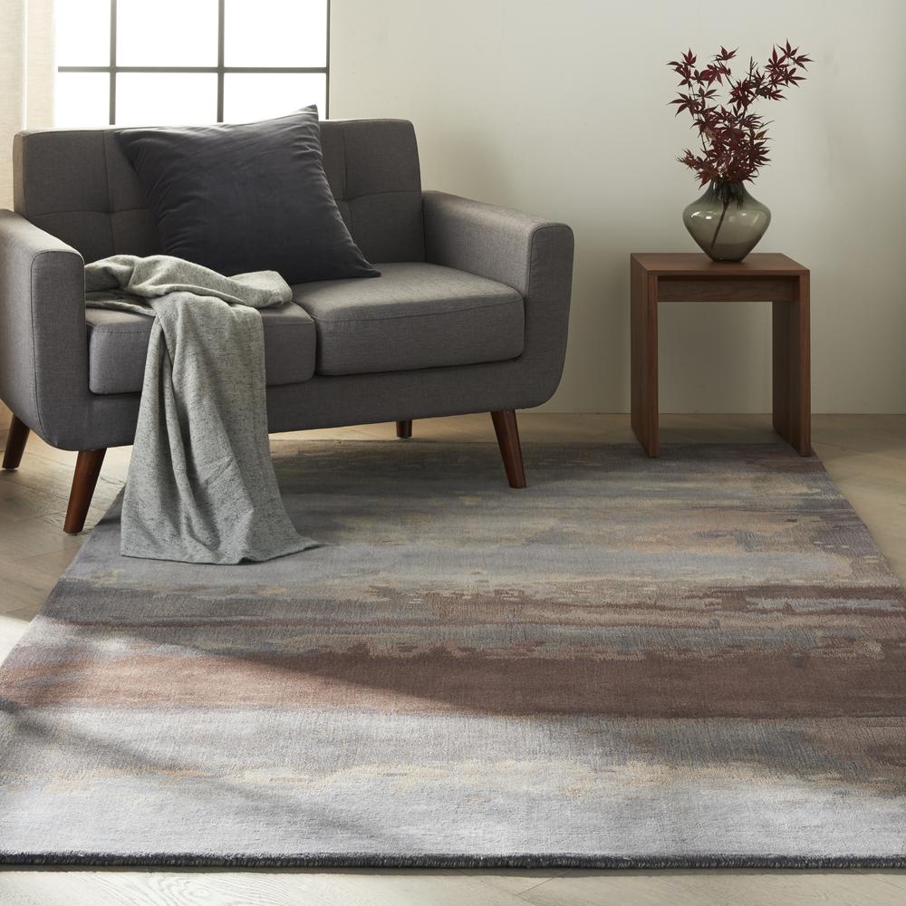 Calvin Klein Home Luster Wash Area Rug, 4' x 6' (99446557681). Picture 2