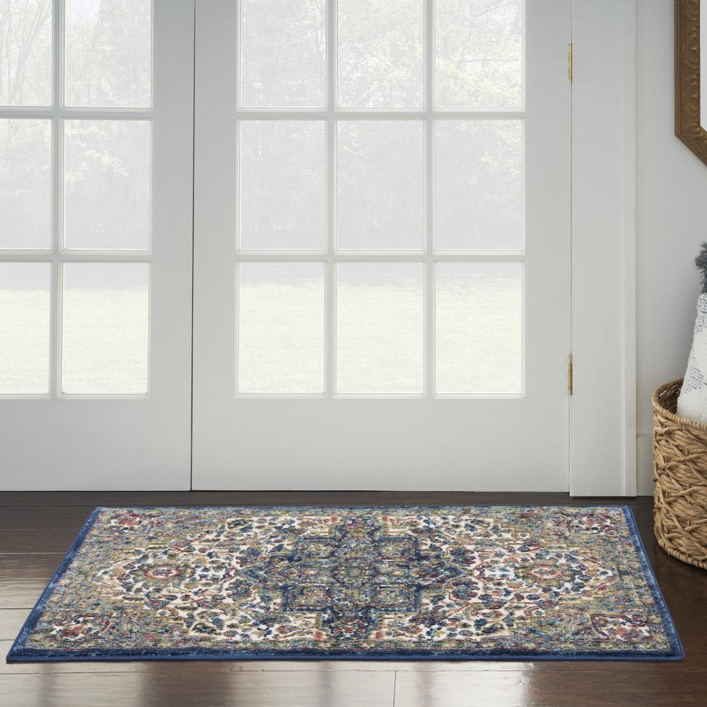 Bohemian Rectangle Area Rug, 2' x 4'. Picture 3