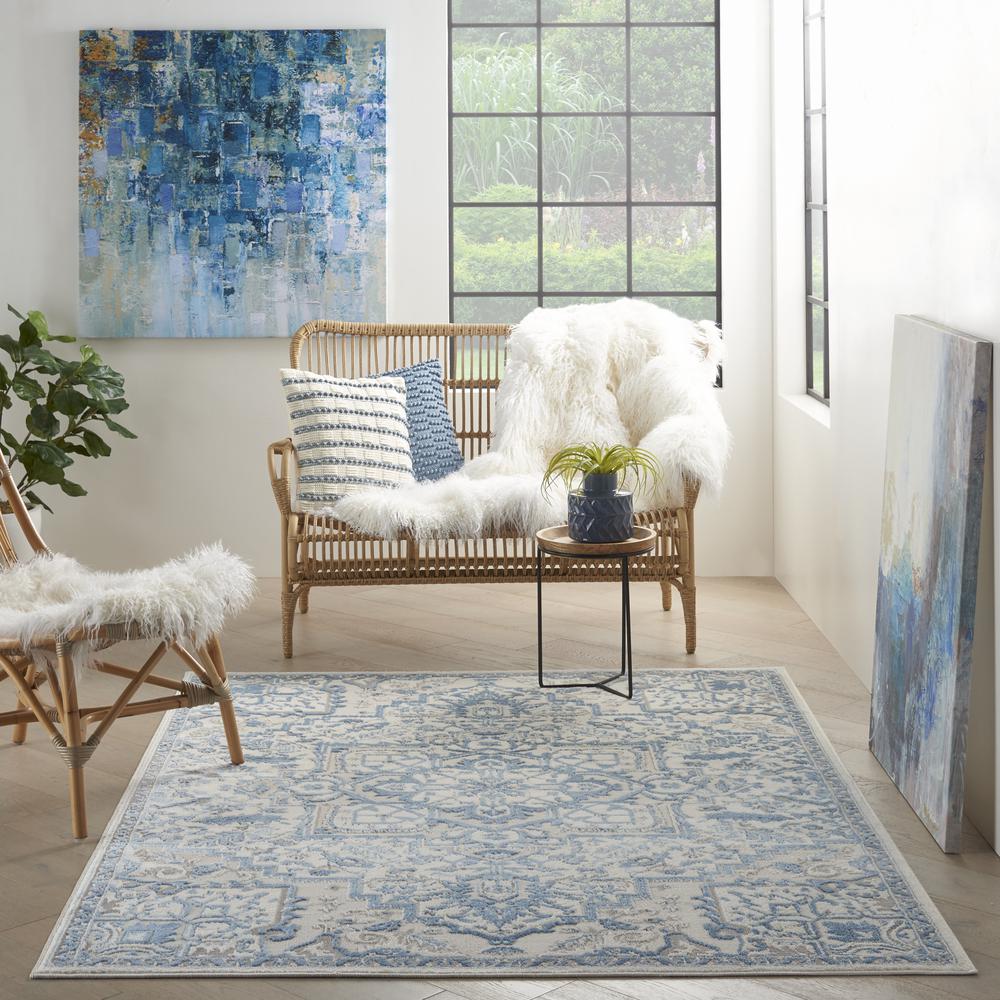 Bohemian Rectangle Area Rug, 4' x 6'. Picture 10