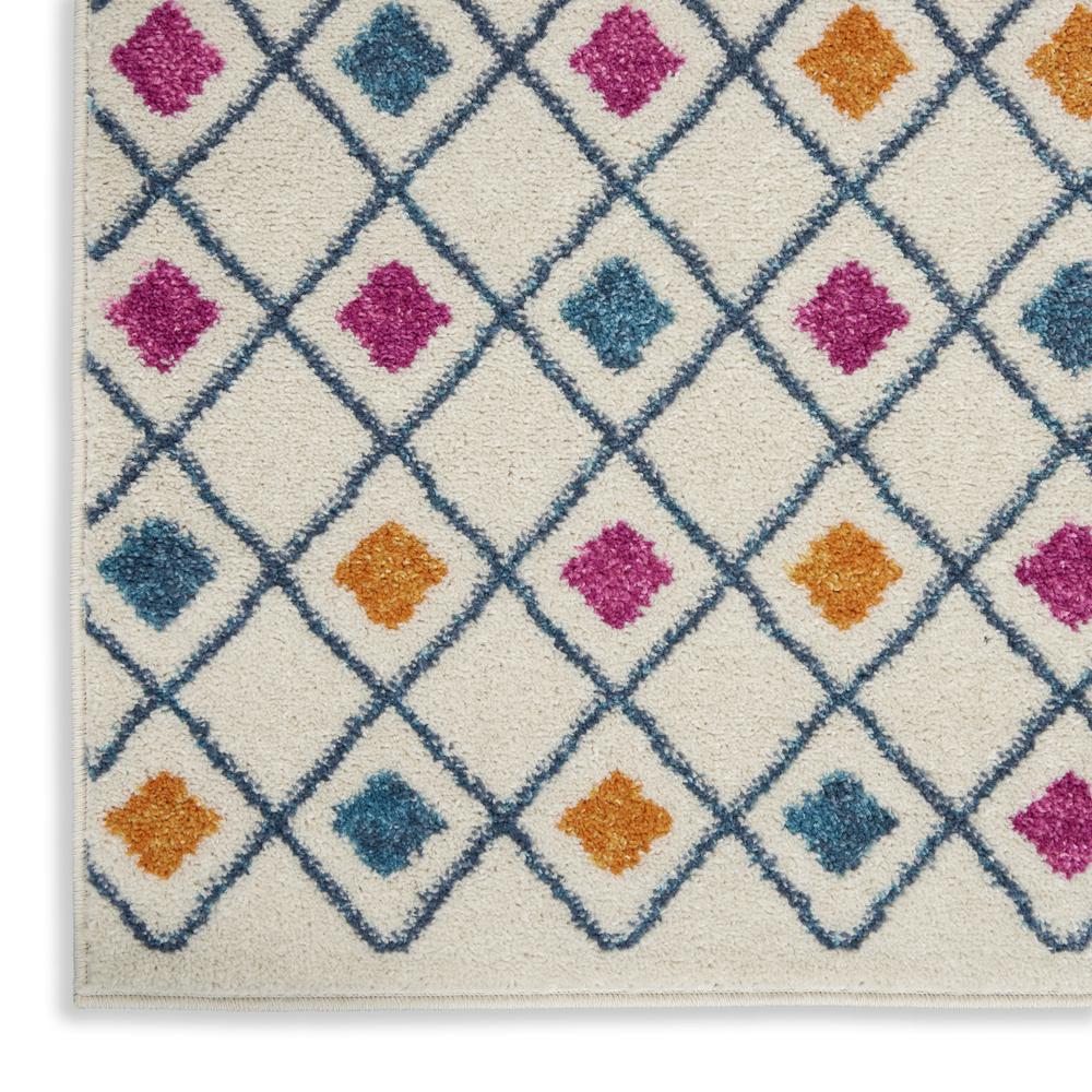 PSN45 Passion Ivory/Multi Area Rug- 5'3" x 7'3". Picture 5