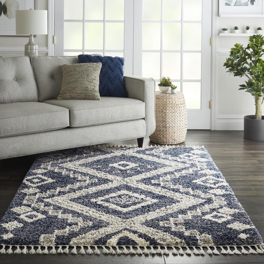 Nourison Home Scandinavian Shag Area Rug. Picture 3