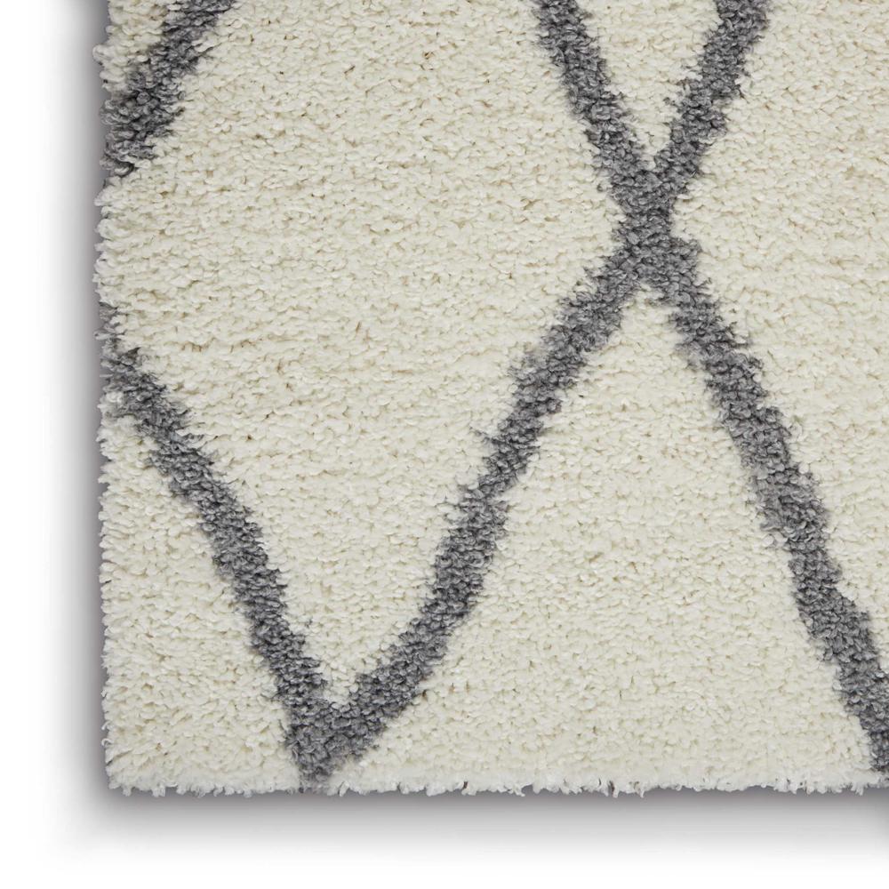 SHI02 Shangri-La Ivory/Light Grey Area Rug- 5' x 7'. Picture 5
