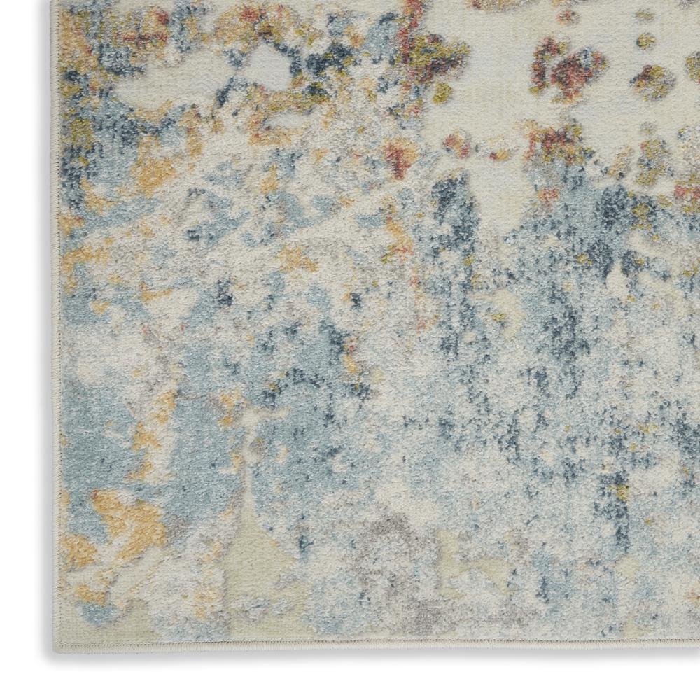 TRC05 Trance Ivory/Multi Area Rug- 6'6" x 9'6". Picture 5