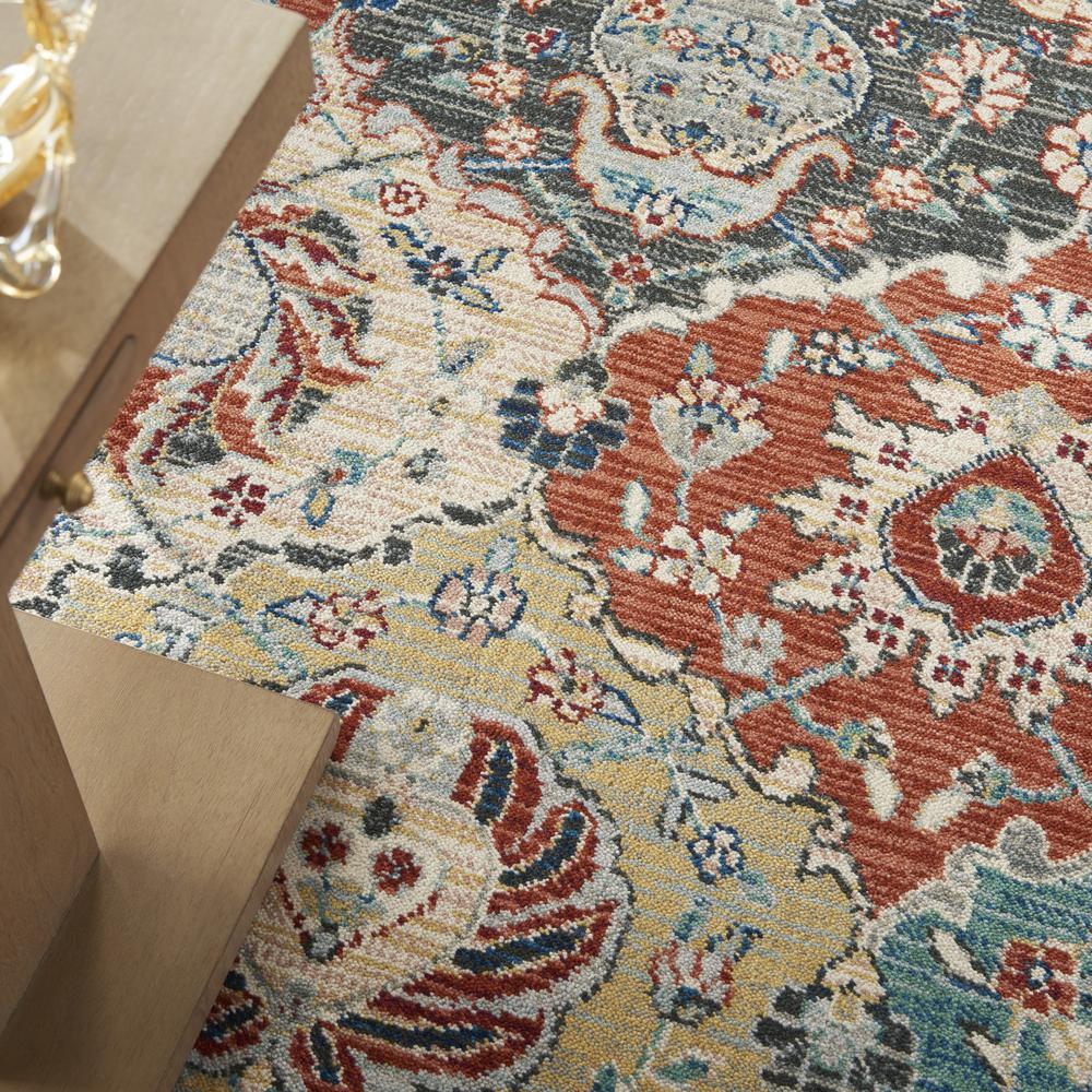 Nourison Parisa 7'9 x 9'9 Multicolor Area Rug. Picture 8