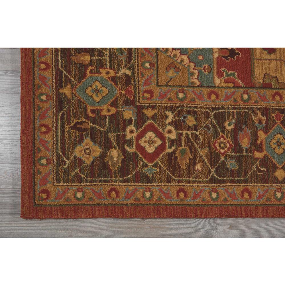 Rectangle Traditional Machine Made Area Rug. Picture 3