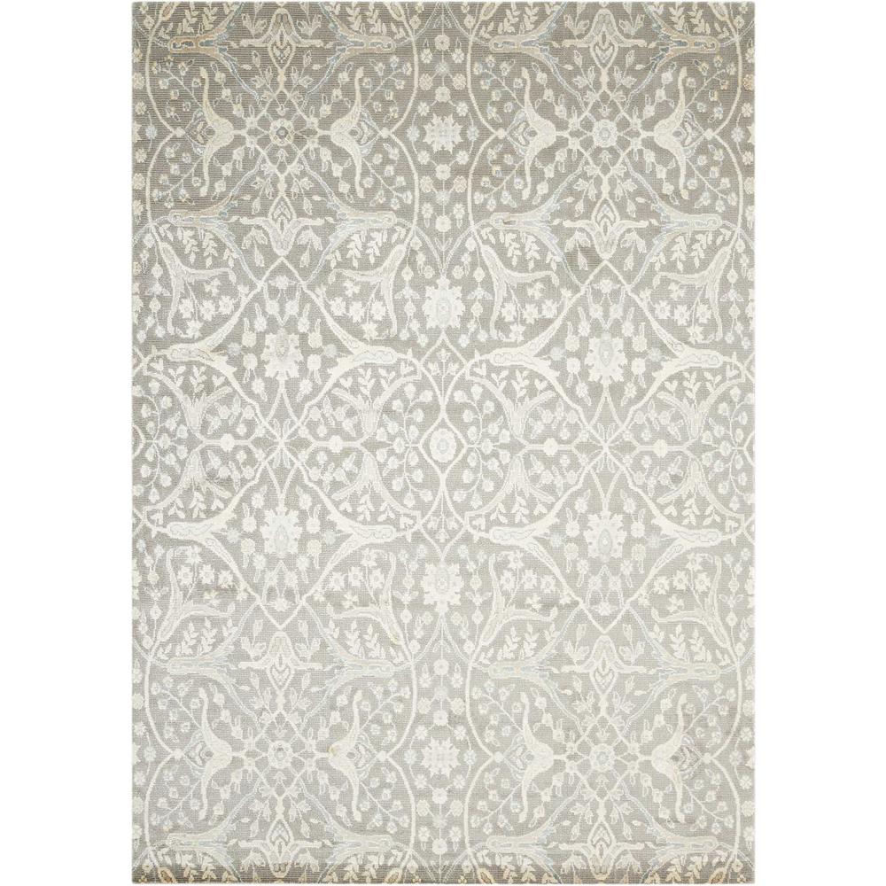 Luminance Area Rug, Steel, 5'3" x 7'5". Picture 1