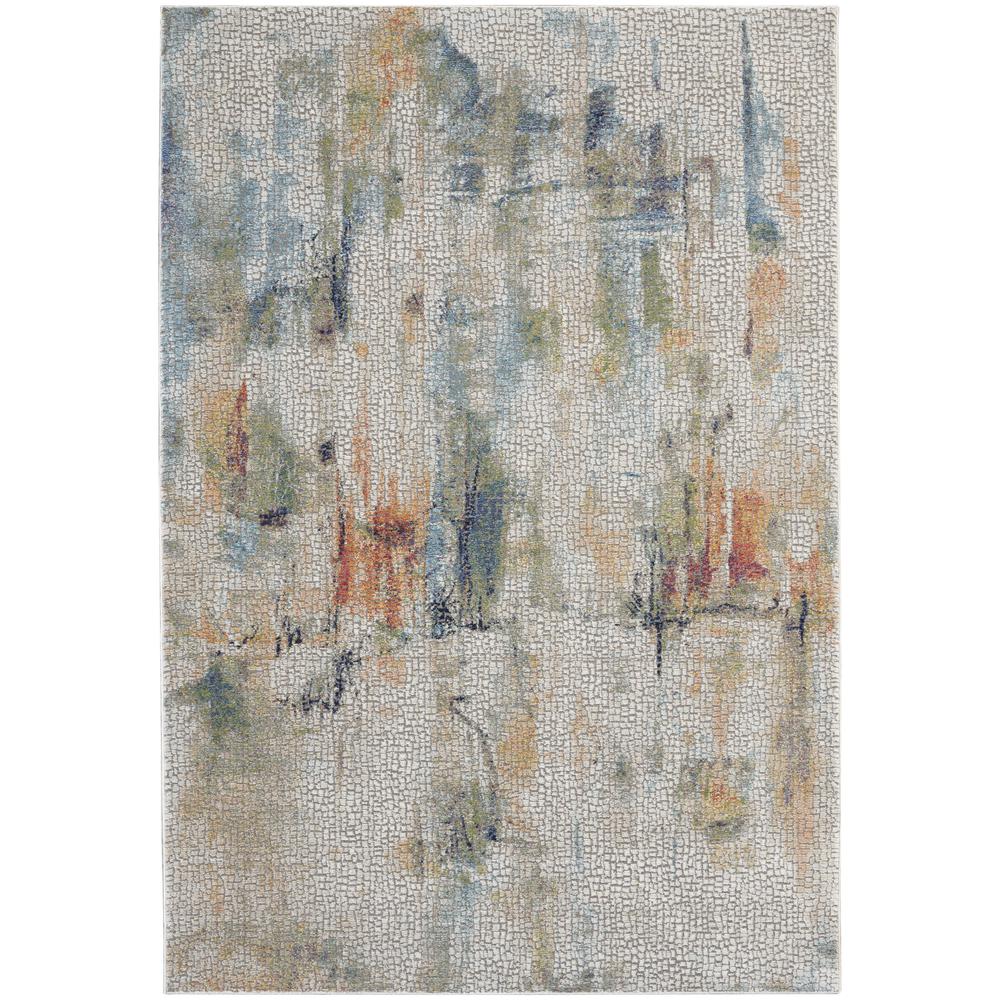 Modern Rectangle Area Rug, 4' x 6'. Picture 1