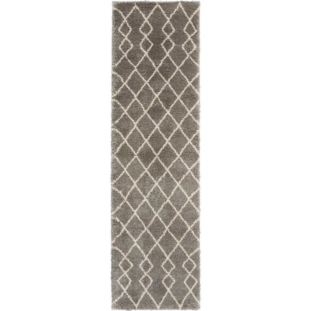 Nourison Home Geometric Shag Area Rug. Picture 1