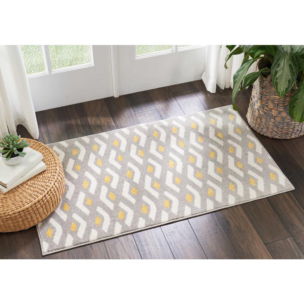 Nourison Harper Grey Kids Area Rug. Picture 2